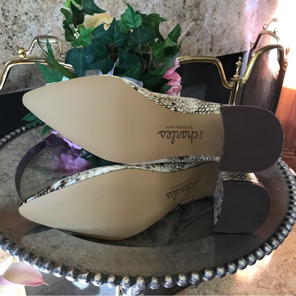 New Charles David Virgil Python Booties 11 - Picture 6 of 6
